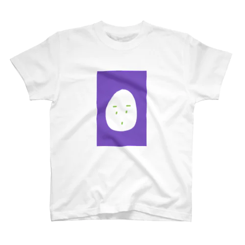 egg  or rice?　卵か米か。 スタンダードTシャツ