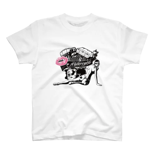 バイク　【Twin cam】 スタンダードTシャツ