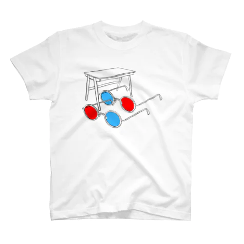 3D GLASSES スタンダードTシャツ