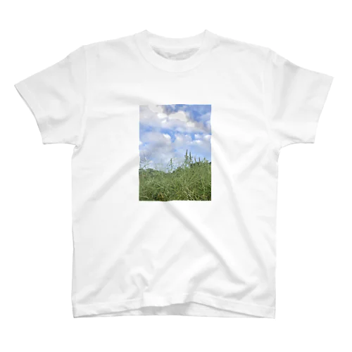 草の目線で見る空 Regular Fit T-Shirt