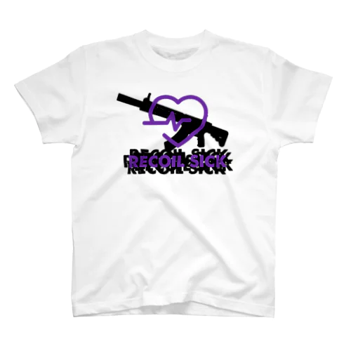 recoilsick紫 スタンダードTシャツ