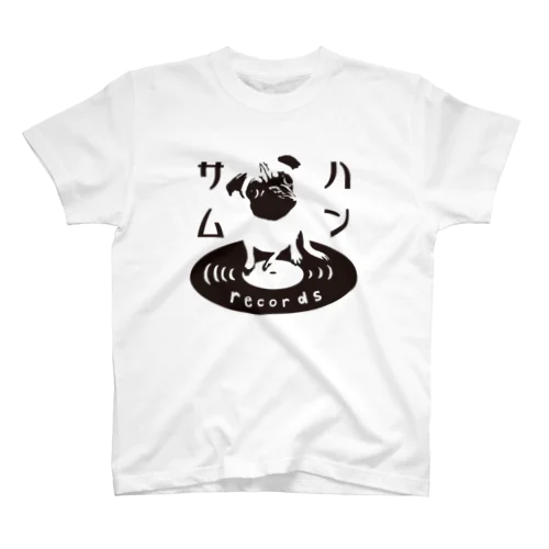 ハンサムレコードロゴ（黒） スタンダードTシャツ