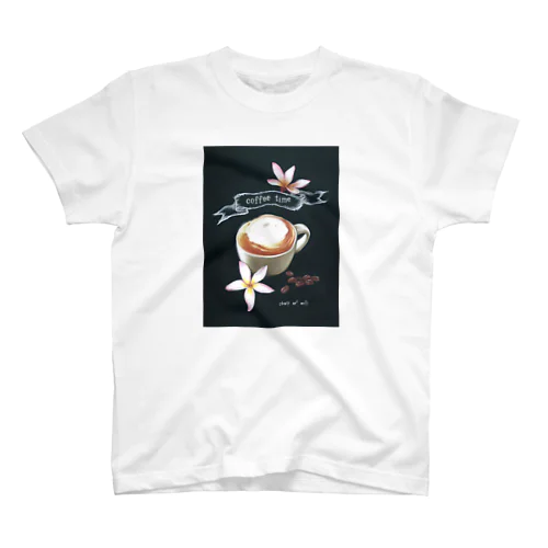 チョークアート　アロハカフェ スタンダードTシャツ