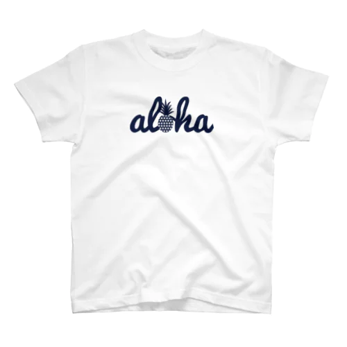 aloha（star）018 navy 티셔츠
