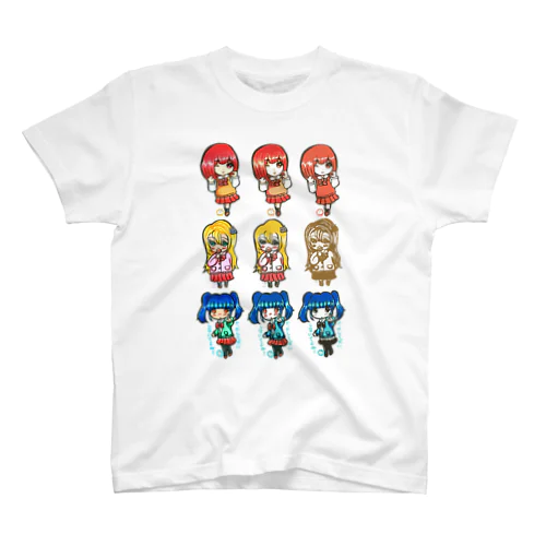 ３人娘3×3(みくさんコラボ) スタンダードTシャツ