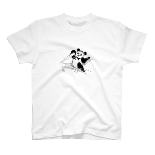 真ん中のpanda スタンダードTシャツ