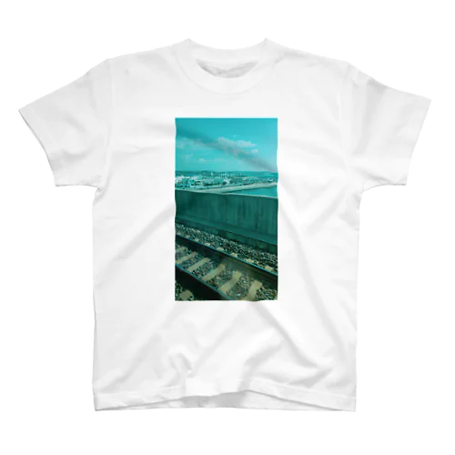海辺の鉄道 スタンダードTシャツ