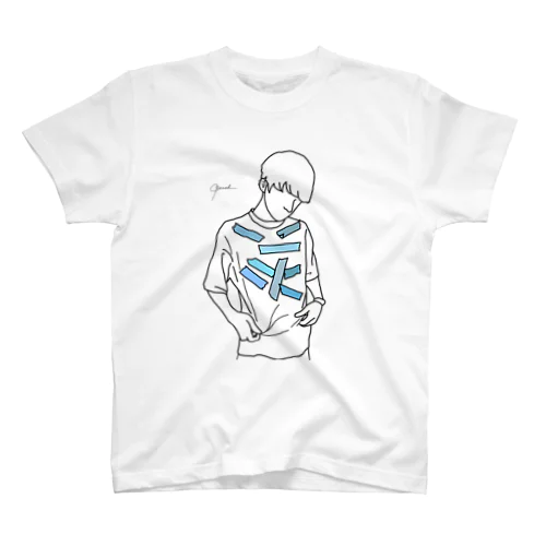 【レッテル blue】 スタンダードTシャツ