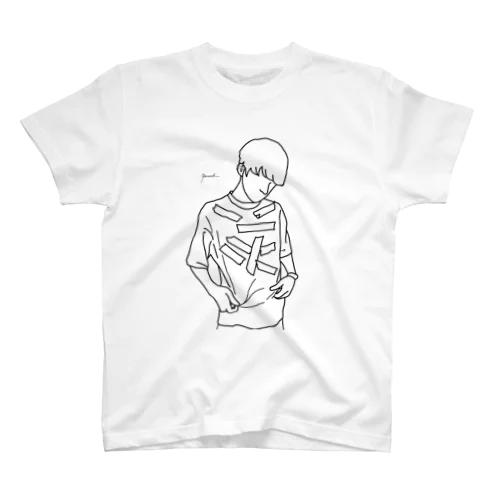 【レッテル white】 Regular Fit T-Shirt
