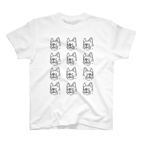 ブルちゃん柄Tシャツ 티셔츠