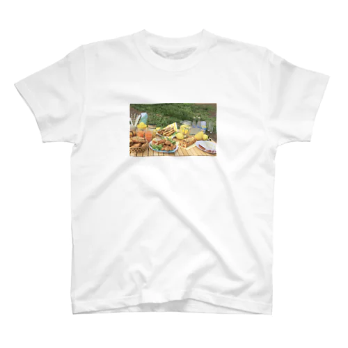 lemon sour picnic からあげと春巻き Regular Fit T-Shirt