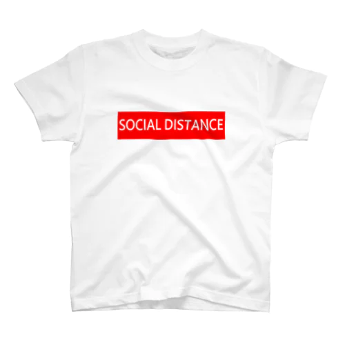 Social distance スタンダードTシャツ