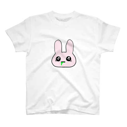 かわいすぎるウサちゃん(ヨダレver.) スタンダードTシャツ