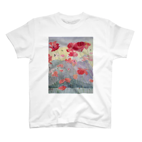 Sakurajima Poppy Explosion Regular Fit T-Shirt