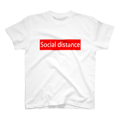   Social distance スタンダードTシャツ