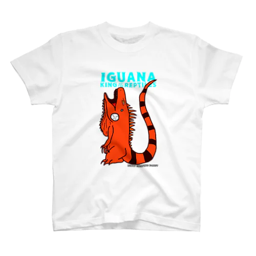 IGUANA KOM red スタンダードTシャツ