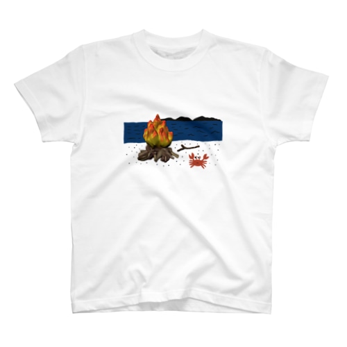 かに焚き火 Regular Fit T-Shirt