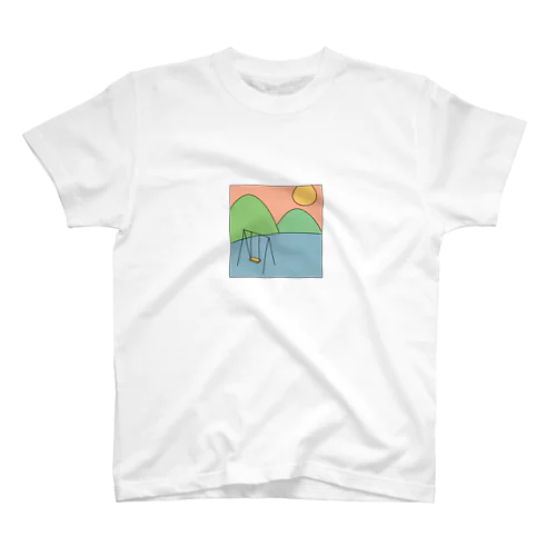 夕陽の公園 スタンダードTシャツ