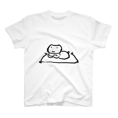 番猫クロクロ 座布団 スタンダードTシャツ