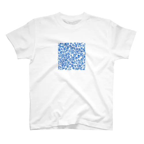 Blue leafs Regular Fit T-Shirt