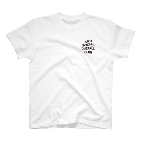 アンチソーシャルディスタンスクラブ 黒 Regular Fit T-Shirt