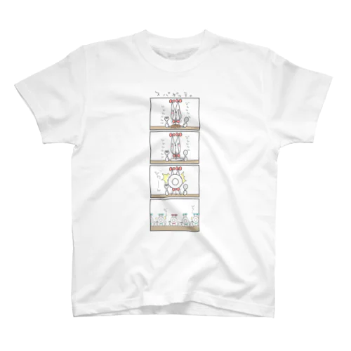 ４こまＴシャツ　【プラチナ】 Regular Fit T-Shirt