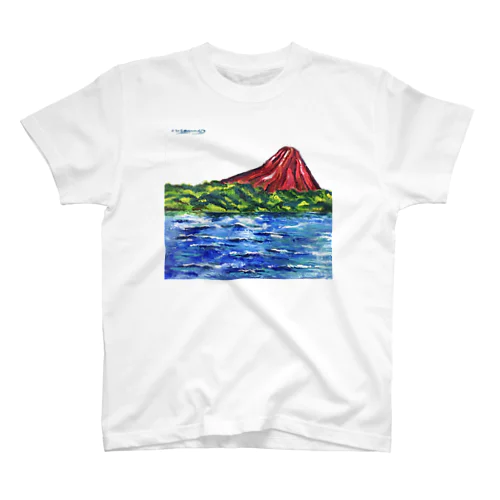 油絵『夏富士』 Regular Fit T-Shirt