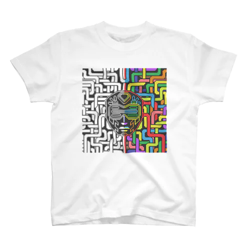 half colored tubes スタンダードTシャツ