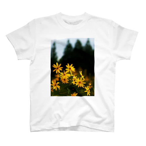 菊芋と樹木　DATA_P_139 tree Regular Fit T-Shirt