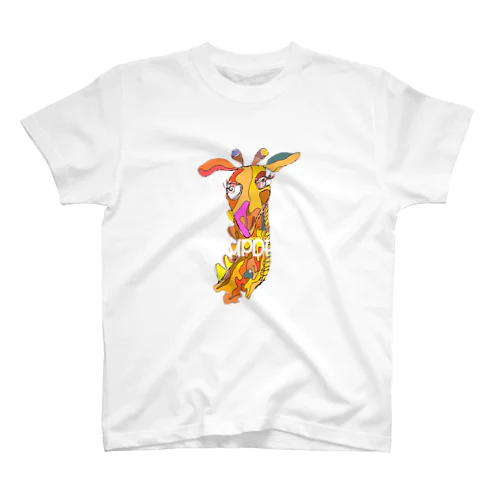 Giraffe 「kijupo」 Regular Fit T-Shirt