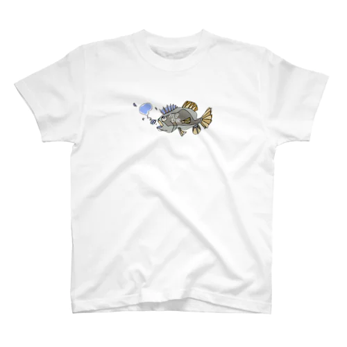 fish 「rurihata」 Regular Fit T-Shirt
