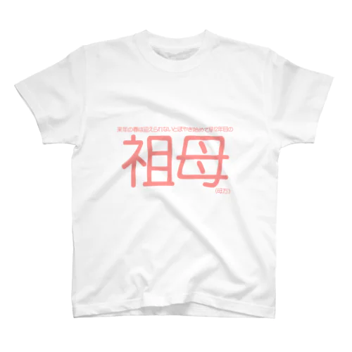 設定の細かい家族ごっこ【祖母】２ スタンダードTシャツ