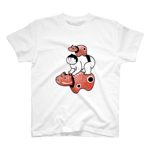 赤べことおすもうさん Regular Fit T-Shirt