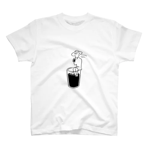 ICE COFFEE GIRL Regular Fit T-Shirt