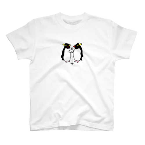 漫才ペンギン(イワトビ) Regular Fit T-Shirt