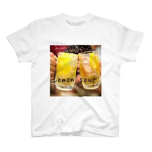 Lemon sour 英語読めないさん スタンダードTシャツ