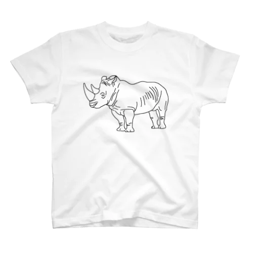 サイのTシャツ スタンダードTシャツ