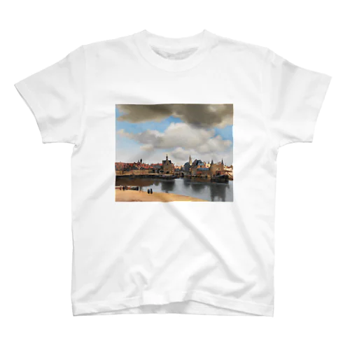 デルフトの眺望 / ヨハネス・フェルメール Regular Fit T-Shirt