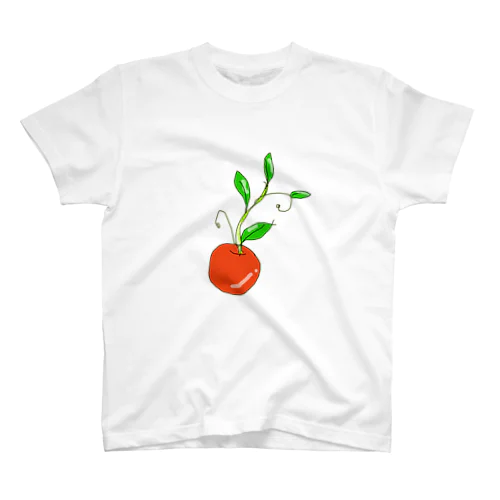 芽が出るりんご Regular Fit T-Shirt