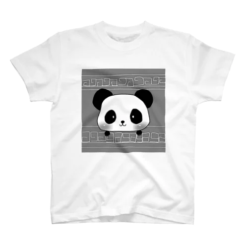 大熊猫(モノクロ) スタンダードTシャツ