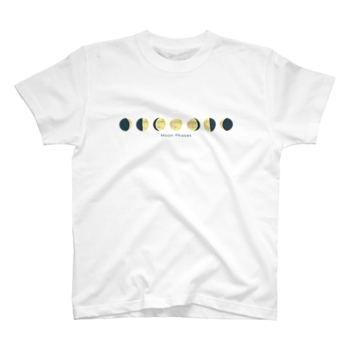 月の満ち欠け Regular Fit T-Shirt