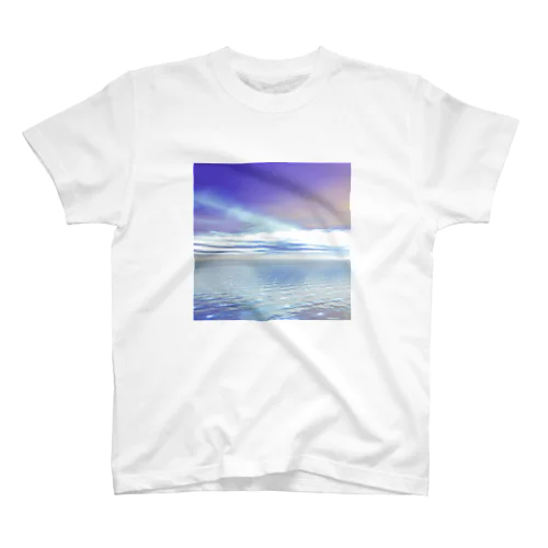 夜明けの飛行機雲 スタンダードTシャツ