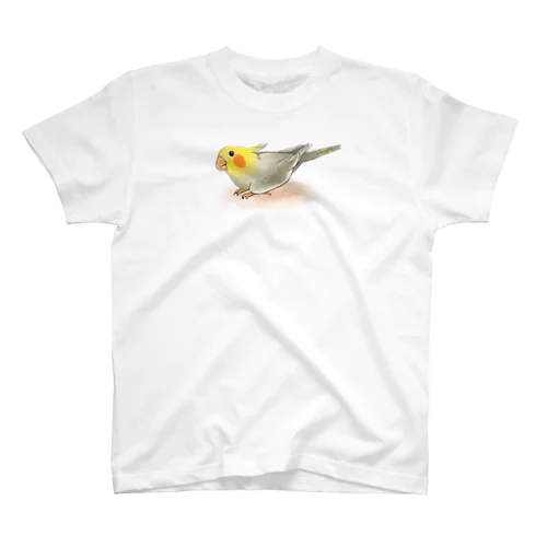 オカメインコ　レキ【まめるりはことり】 Regular Fit T-Shirt