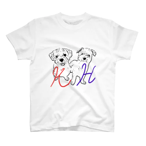 white dogs スタンダードTシャツ