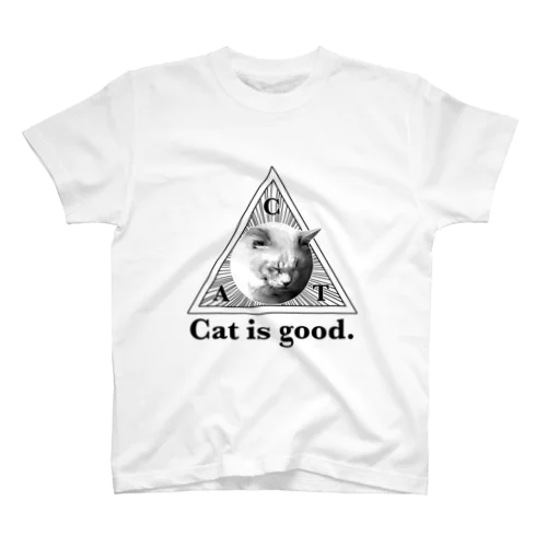 Cat is good. Regular Fit T-Shirt