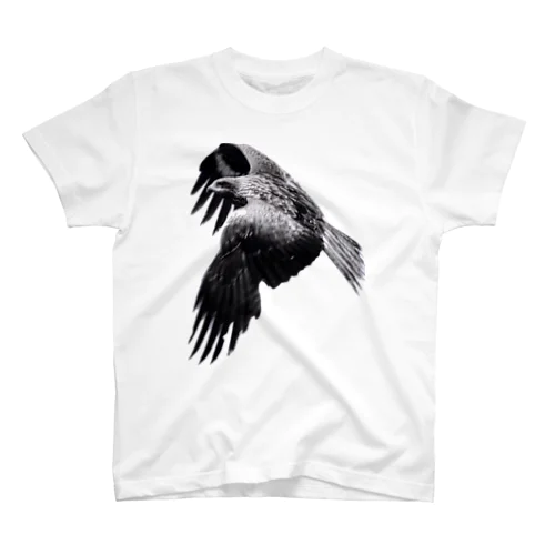 猫島、鷹は美しき翼を広げて飛んだ Regular Fit T-Shirt