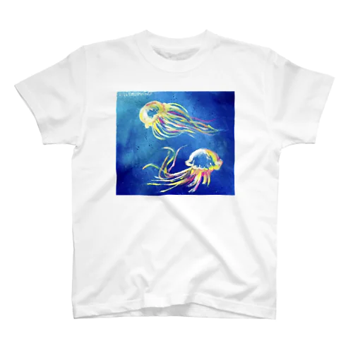 『心の拠り所』oilpainting jellyfish Regular Fit T-Shirt