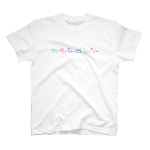 DINOSAURS Multi Colour スタンダードTシャツ