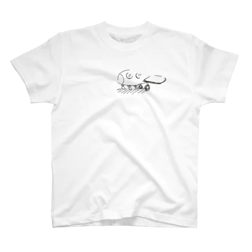 飛行機を運ぶアリ Regular Fit T-Shirt