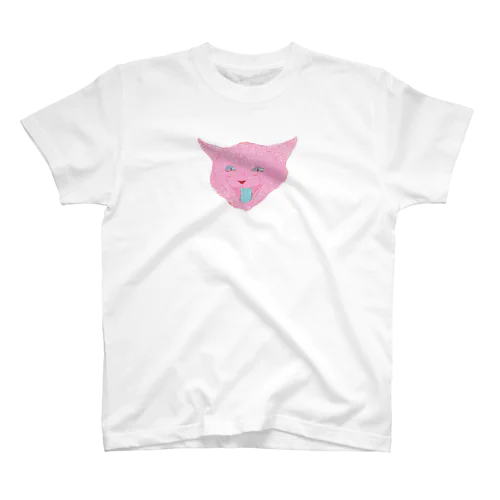 しゃあねこピンク Regular Fit T-Shirt